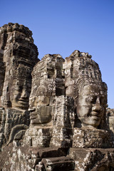 Fototapeta na wymiar Buddha Head Towers