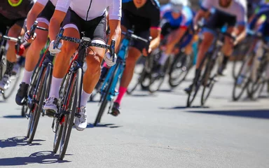 Plexiglas foto achterwand Cyclist Racing © Charte Photography