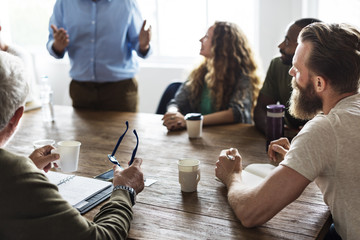 Meeting Table Networking Sharing Concept