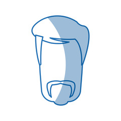 head man human portrait hair default image vector illustration