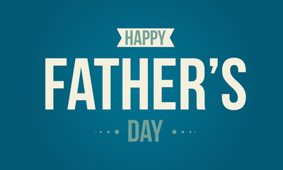 Happy father day banner illustration
