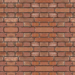 texture old uneven cracked brickwork