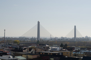 音更町から見た帯広