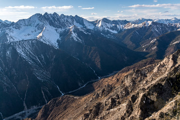 View of the valley of the river Kyngarga