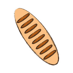 dinner roll loaf vector illustration graphic design icon