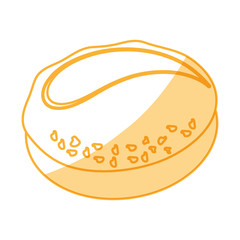dinner roll loaf vector illustration graphic design icon