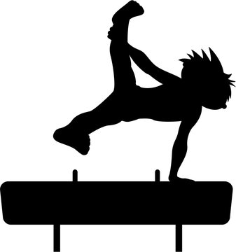 recommend clip art: Gymnast Silhouette