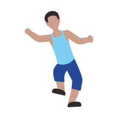 faceless man adult vector illustration graphic design icon