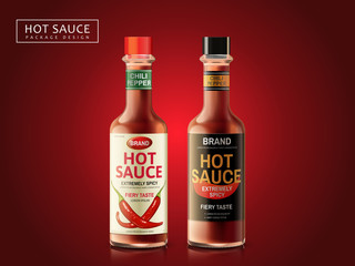 hot sauce package design