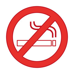 denied cigarette signal isolated icon vector ilustration