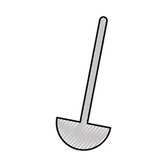 kitchen soup spoon isolated icon vector illustration design