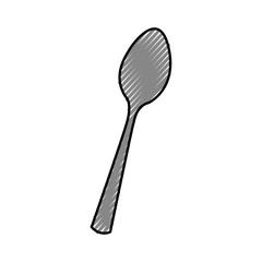 kitchen spoon isolated icon vector illustration design