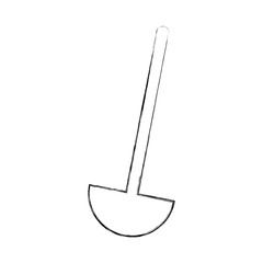 kitchen soup spoon isolated icon vector illustration design