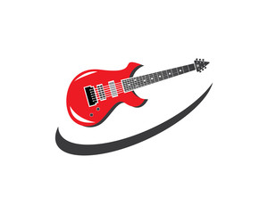 Obraz na płótnie Canvas Guitar Logo