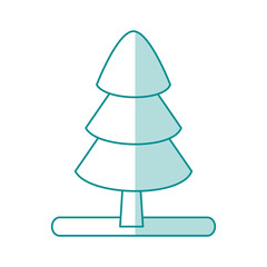 tree draw colorful illustration icon vector design graphic shadow