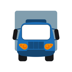 truck flat illustration icon vector design graphic