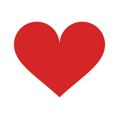 heart flat illustration icon vector design graphic