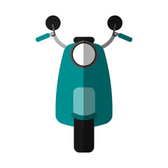 motorcycle flat illustration icon vector design graphic shadow