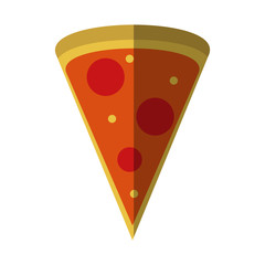 pizza flat illustration icon vector design graphic shadow