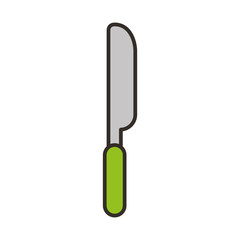 knife cutlery isolated icon vector illustration design