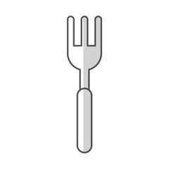 Fototapeta premium fork cutlery isolated icon vector illustration design