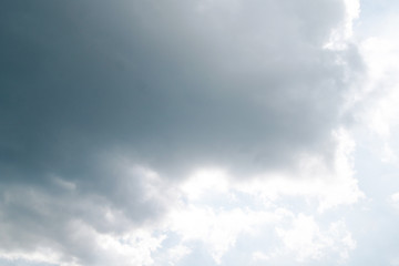 Blue sky with white clouds