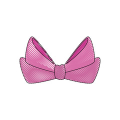 tape bow knot vector illustration graphic design icon
