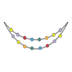 lights fair Christmas vector illustration graphic design icon