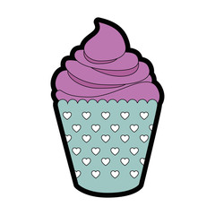 ice cream cone vector illustration graphic design icon