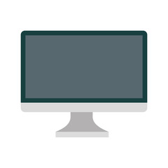 monitor computer desktop isolated icon vector illustration design