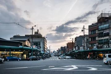 Gordijnen Cityscape of Kyoto © phurinee