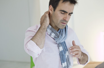 Cervicalgia in a man