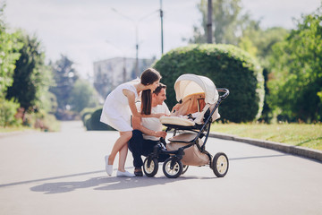 family in park
