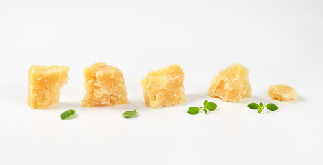 Parmesan cheese pieces