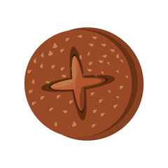 dinner roll loaf vector illustration graphic design icon