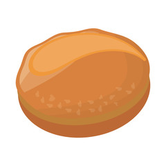 dinner roll loaf vector illustration graphic design icon