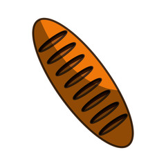 dinner roll loaf vector illustration graphic design icon