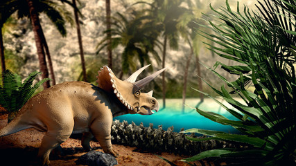 dinosuar 3D Rendering