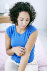 Itching in a woman