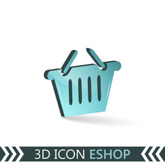 3D icon eshop.