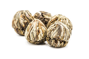 flower tea green balls