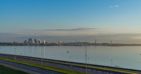 Fototapeta premium Tallinn view from the sea