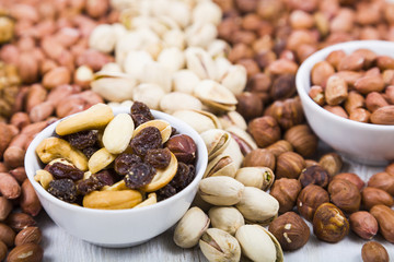 Background of nuts