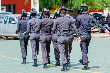 Police,Police gun,Police training weapons.