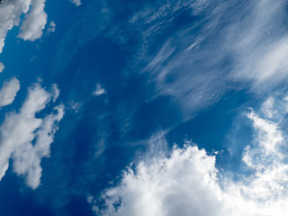 cloudy blue sky