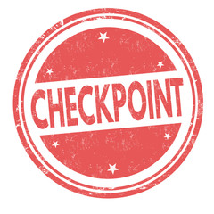 Checkpoint sign or stamp