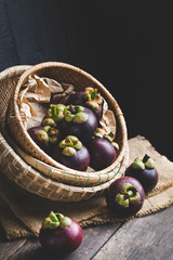 Mangosteen fruits