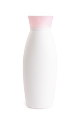 Body lotion isolated on white background