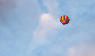 Balloon in sky.
