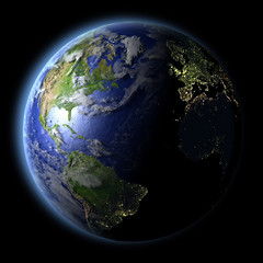 Northern Hemisphere from space